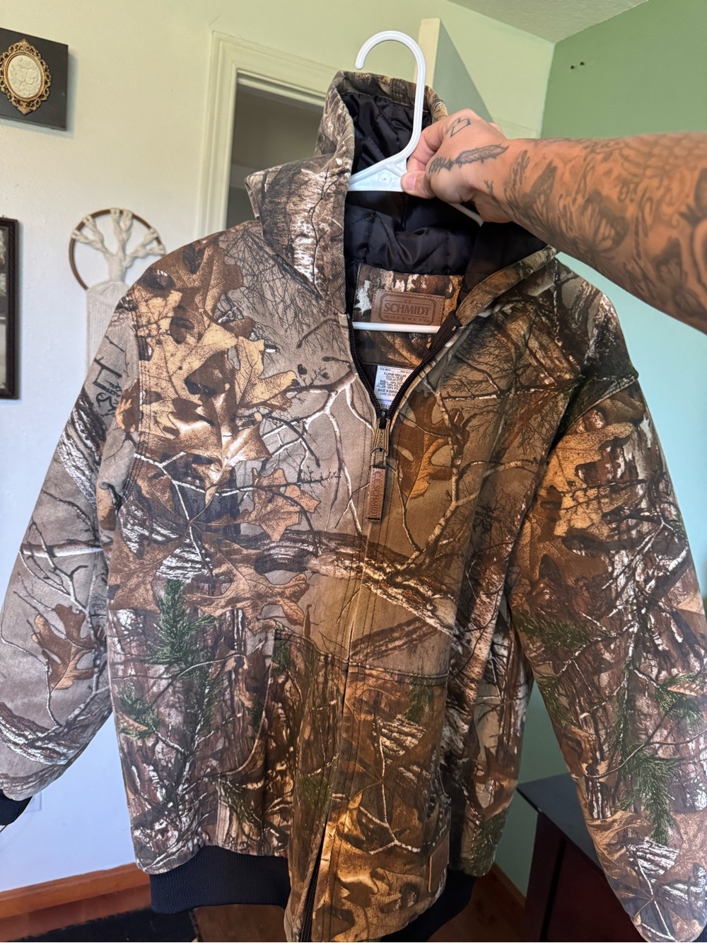 Schmidt Realtree Camo Zip-Up Jacket